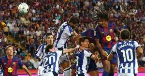 حكم مباراة برشلونة وريال سوسيداد يفجرها باعتراف مثير يغير كل شيء!