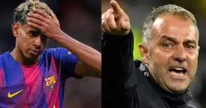 الصمت يهيمن على برشلونة بعد الكلاسيكو… لامين يامال في مأزق بعد اشتباكه مع كارفخال!