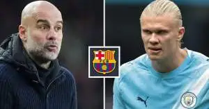بيب جوارديولا يثير الجدل حول مستقبل هالاند وفرص انتقاله إلى برشلونة