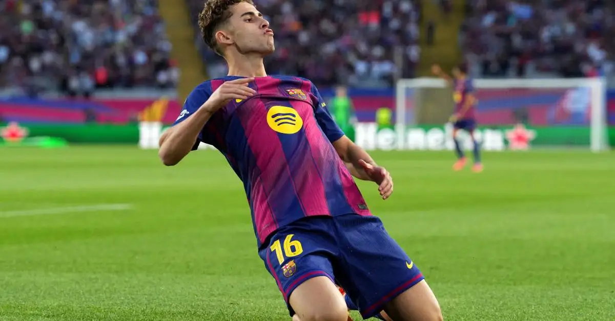 Fermin Lopez يسجل ثلاثية تاريخية لبرشلونة في دوري الأبطال ضد أولمبياكوس