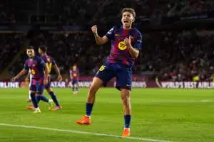 فوز برشلونة بفضل تألق نجم شاب قبل الكلاسيكو