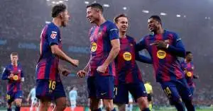 برشلونة يحقق فوزًا مثيرًا على سيلتا فيغو، وثنائي الفريق يخطف الأنظار بأداء مذهل!