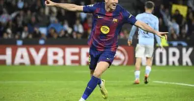 برشلونة يتألق في مواجهة سيلتا فيغو بفوز ساحق وبصمة ليفاندوفسكي