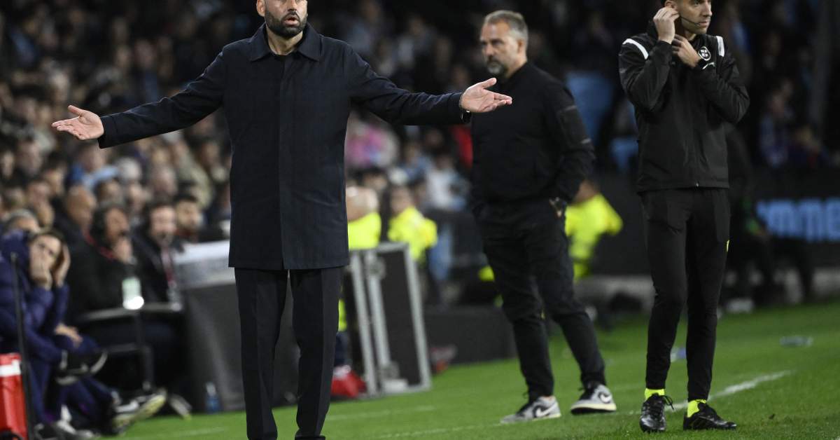 مدرب سيلتا فيغو يعبر عن استيائه من تغيير مفاجئ في تشكيلة برشلونة