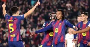 برشلونة يقترب من مفاجأة في دوري الأبطال… خطوة أخيرة قد تحسم مصيره!