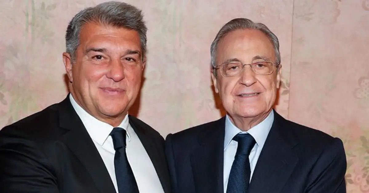 صراع صامت بين برشلونة وريال مدريد على جوهرة أوروبا… ولاپورتا يتحرك قبل بيريز