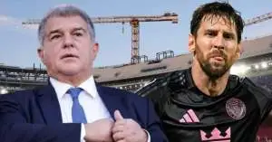 ميسي يضع لابورتا في موقف صعب بخطوة غير متوقعة قد تعيد رسم مستقبل برشلونة