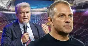 مفاجأة في كامب نو… خلاف شديد بين لابورتا وفليك حول مستقبل لاعب الفريق