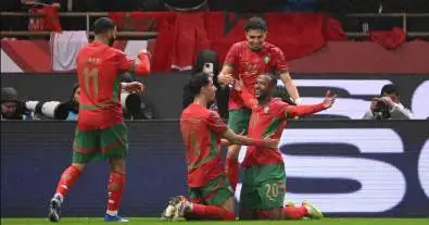 لاعبو منتخب المغرب قبل مواجهة جزر القمر في أمم أفريقيا، القنوات الناقلة وتردد قناة الرياضية المغربية Arryadia TNT على نايل سات