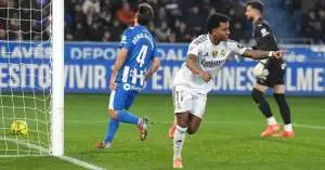 رودريغو ينقذ ريال مدريد في ليلة عصيبة.. انتصار بشق الأنفس يُبقي حلم الليغا حيًا!