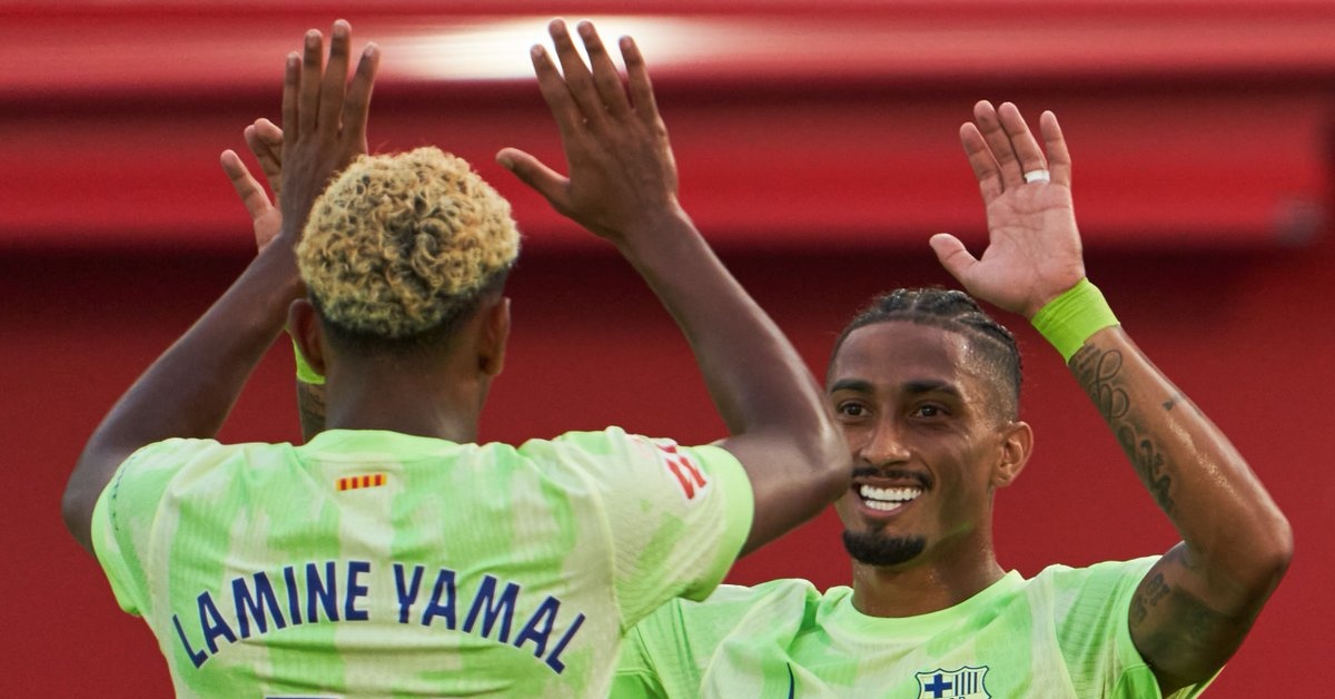 تألق يامال ورافينيا يضع نجم برشلونة أمام خيار الرحيل