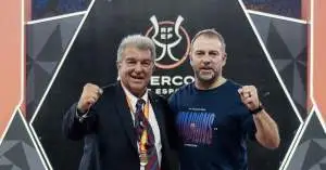 برشلونة يسيطر على الكلاسيكو ويحرز لقب السوبر الإسباني… لابورتا يُشيد بأداء نجم الفريق المذهل الذي زلزل دفاع ريال مدريد!