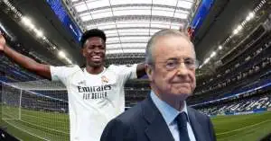 فلورنتينو بيريز يفكر في مستقبل ريال مدريد بدون فينيسيوس جونيور