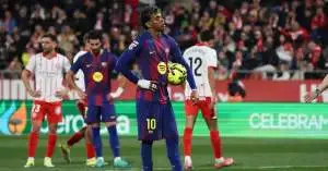 برشلونة يسقط أمام جيرونا ويخسر الصدارة… غضب عارم من فليك وثلاثي الفريق في مرمى الانتقادات