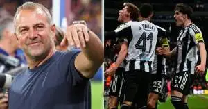 برشلونة يتحرك لخطف نجم نيوكاسل يونايتد بطلب عاجل من هانسي فليك