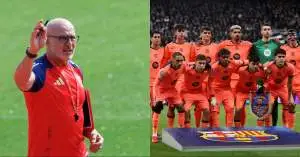 دي لا فوينتي يفجرها ويستبعد نجم برشلونة… الجماهير تشتعل غضبًا!