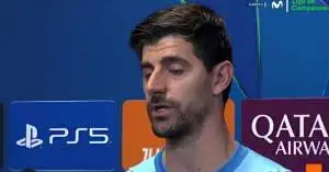 كورتوا يصنع المستحيل أمام مانشستر سيتي ويكشف أسرار غرفة ملابس ريال مدريد بعد الفوز التاريخي!