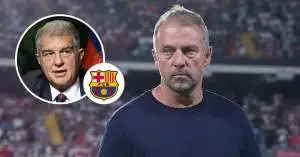 قرار صادم من هانسي فليك في مباراة رايو فاليكانو يُشعل غضب خوان لابورتا داخل برشلونة