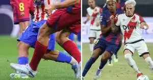 فضائح تحكيمية تهز الليغا: 10 قرارات صادمة رفعت برشلونة فوق ريال مدريد!