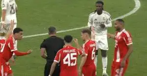 فضيحة تحكيمية تُقصي ريال مدريد من دوري الأبطال… قرار مثير يشعل الغضب بعد ليلة أليانز أرينا!
