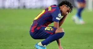 لامين يامال يفتح ملفًا شائكًا في برشلونة بعد خسارة أتلتيكو مدريد.. وغضب داخلي يهدد غرفة الملابس