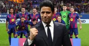 ناصر الخليفي يستهدف خطف نجم برشلونة الأول بأي ثمن!