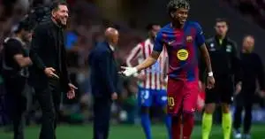 خطة سيميوني السرية لإيقاف لامين يامال.. حرب تكتيكية تشتعل قبل مواجهة الحسم!