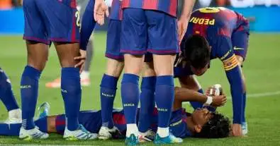 صدمة في برشلونة بعد إصابة لامين يامال… الكشف عن التشخيص الأولي بعد سقوطه أمام سيلتا فيغو!