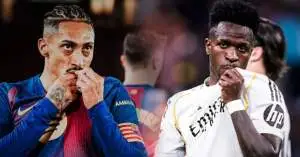 مفاجأة مدوية من الذكاء الاصطناعي قبل الكلاسيكو.. توقع صادم لنتيجة برشلونة وريال مدريد يشعل الجدل ويثير انقسامًا داخل كامب نو!