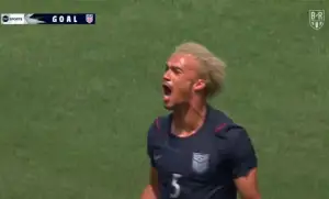 هدف امريكا في مرمى المانيا .. هل تصدق أن هذا الهدف ليس في مباربات كاس العالم