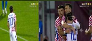 هدف مودريتش الرائع في مرمى سلوفينيا