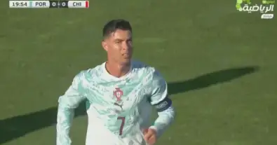 لقطة رونالدو في مباراة تشيلي والبرتغال قبل انطلاق مونديال كأس العالم 2026