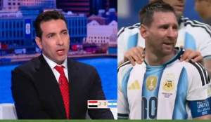 ابوتريكه والتحكيم مباراة مصر والارجنتين