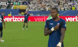 اجمل هدف في المونديال حتى الأن احرزه لاعب الرأس الاخضر في مرمى الارجنتين