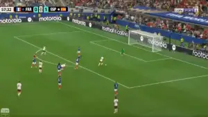 هدف اسبانيا الثاني في مرمى فرنسا .. تيكي تاكا