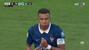 هدف فرنسا الاول في مرمى السويد .. كيليان مبابي