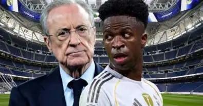 فلورنتينو بيريز يحسم مصير فينيسيوس.. شرط وحيد قد ينهي مسيرته مع ريال مدريد