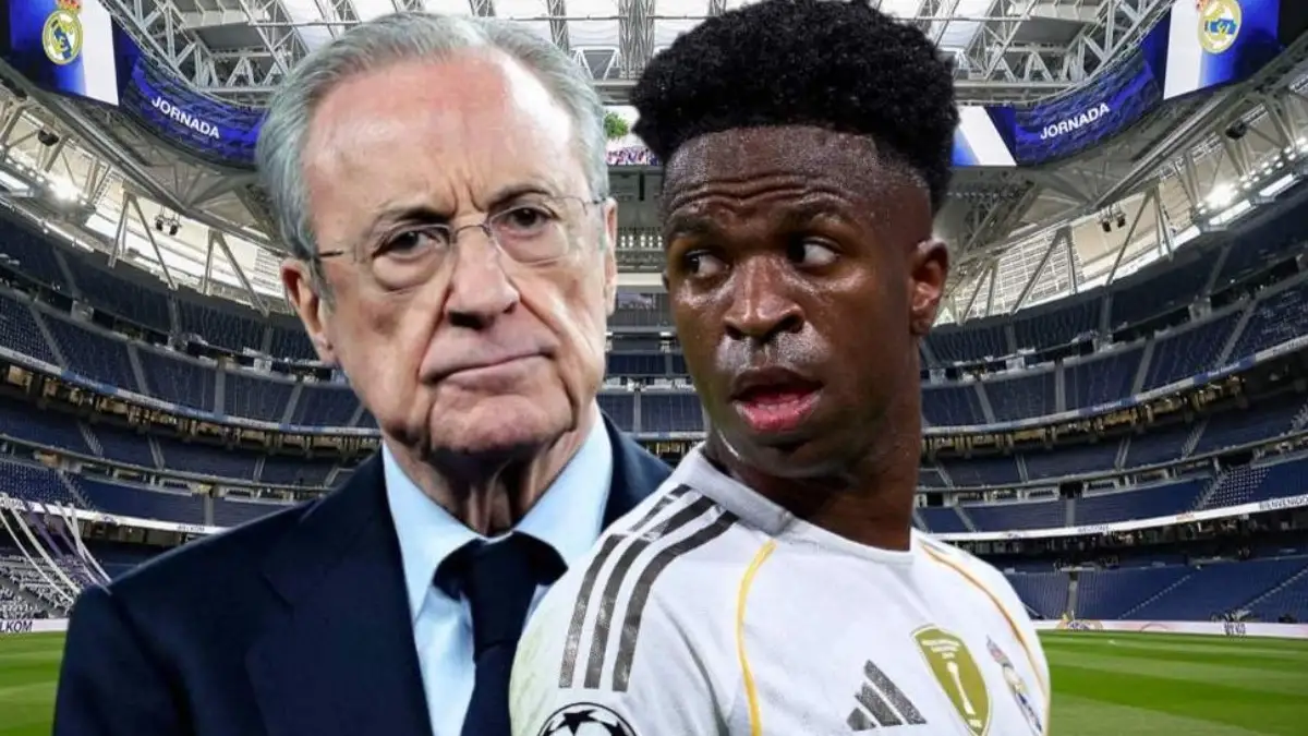 فلورنتينو بيريز يحسم مصير فينيسيوس.. شرط وحيد قد ينهي مسيرته مع ريال مدريد