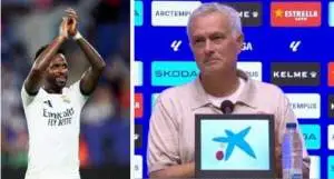 جوزيه مورينيو يدافع عن فينيسيوس جونيور: ما يتعرض له نجم ريال مدريد في الليغا أصبح “تنمرًا” علنيًا
