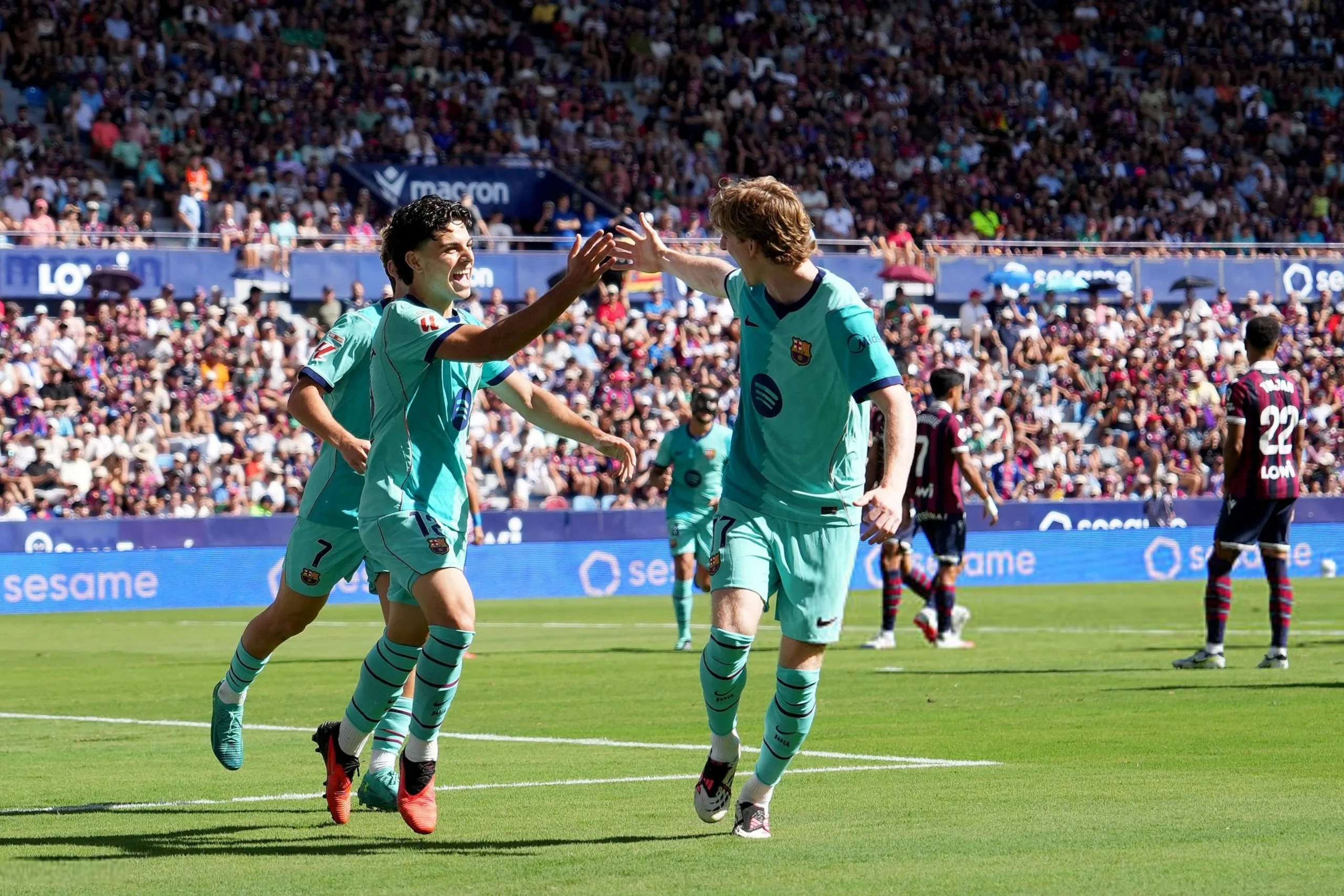 برشلونة يفلت من فخ ليفانتي بصعوبة.. يامال يتألق وأديمي يحسمها في النهاية