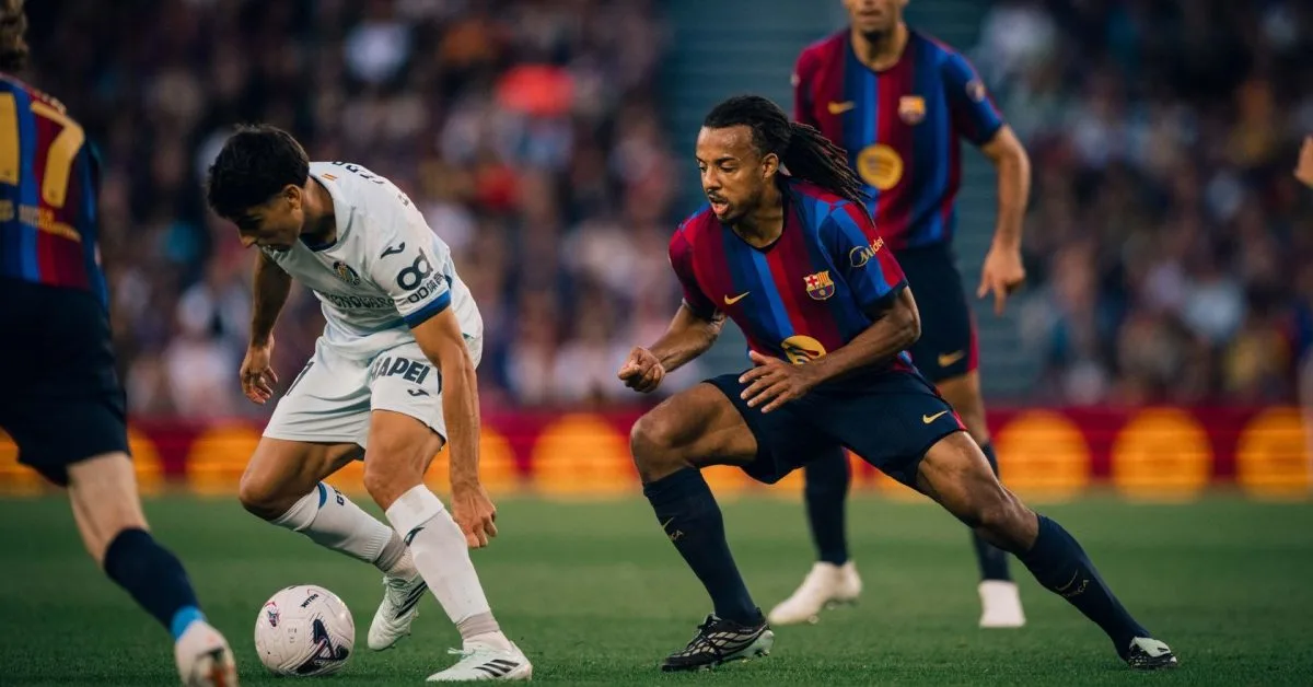 كوندي يتخطى أبيدال ويصبح أكثر لاعب فرنسي خوضاً للمباريات في تاريخ برشلونة.. ويحتفل بهدف أمام خيتافي