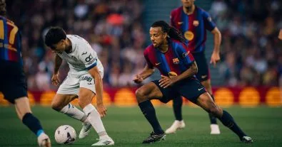 كوندي يتخطى أبيدال ويصبح أكثر لاعب فرنسي خوضاً للمباريات في تاريخ برشلونة.. ويحتفل بهدف أمام خيتافي