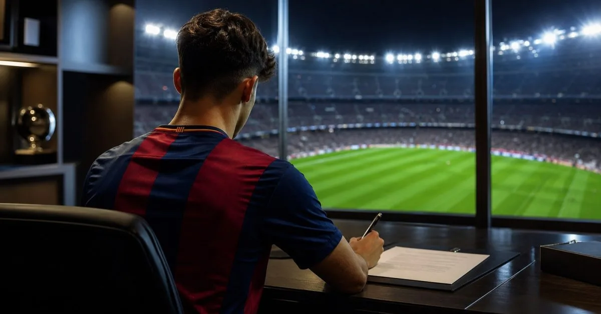 موهبة برشلونة ترفض عروضاً ضخمة وتحسم مستقبلها حتى 2030.. ماذا حدث؟
